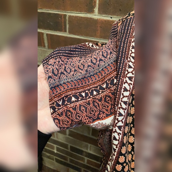 Rachel Zoe Print Tribal Cropper Top - Picture 3 of 6